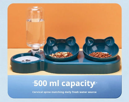 Ergonomic Cat Bowl & Water Feeder