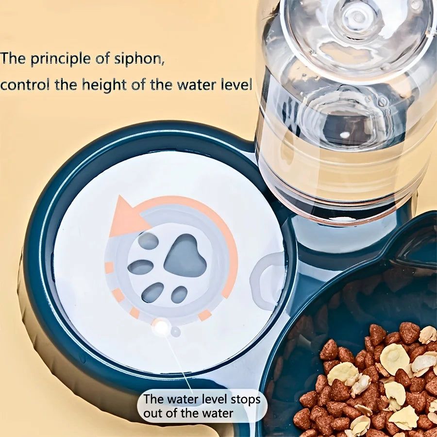 Ergonomic Cat Bowl & Water Feeder