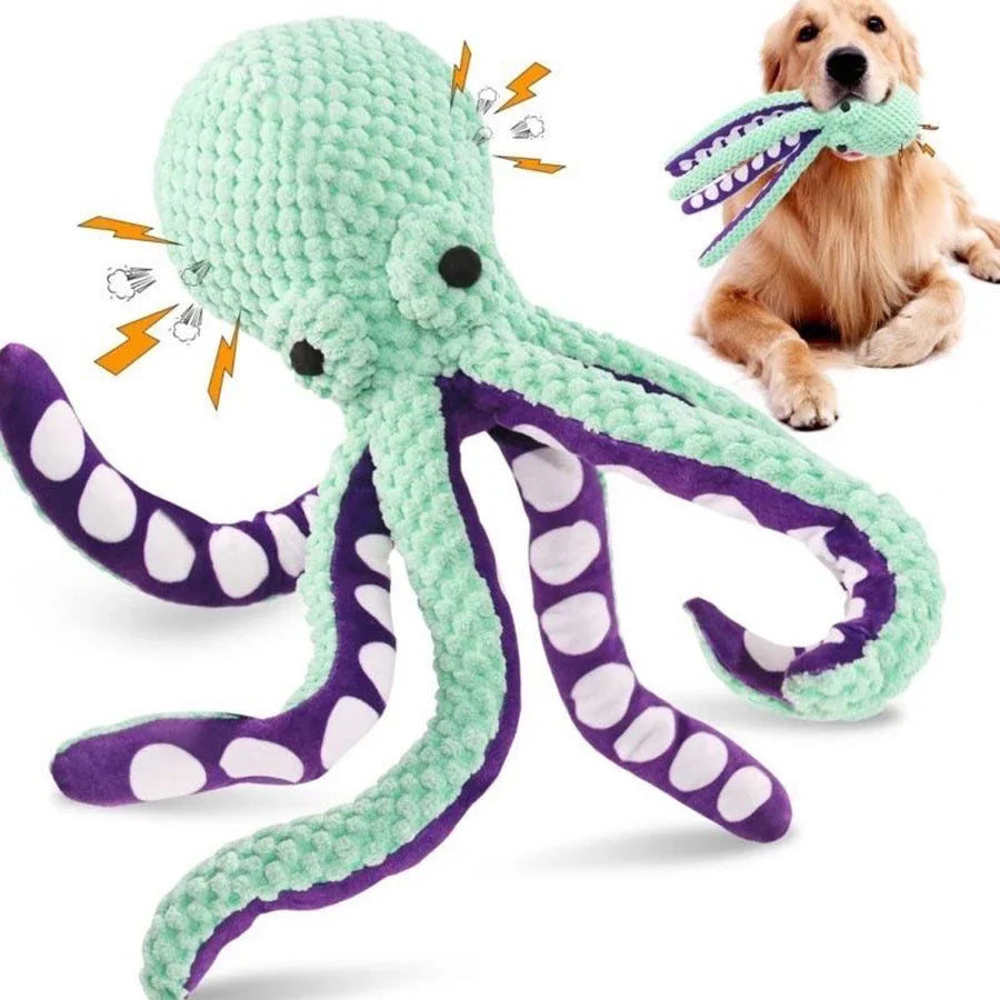 Interactive Plush Octopus Toy