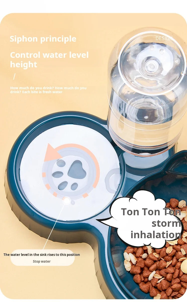 Ergonomic Cat Bowl & Water Feeder