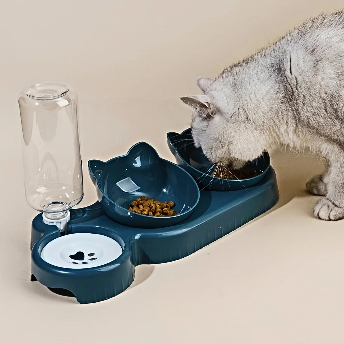 Ergonomic Cat Bowl & Water Feeder