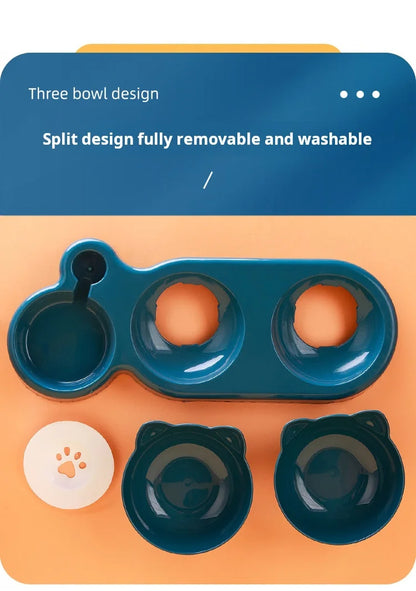 Ergonomic Cat Bowl & Water Feeder