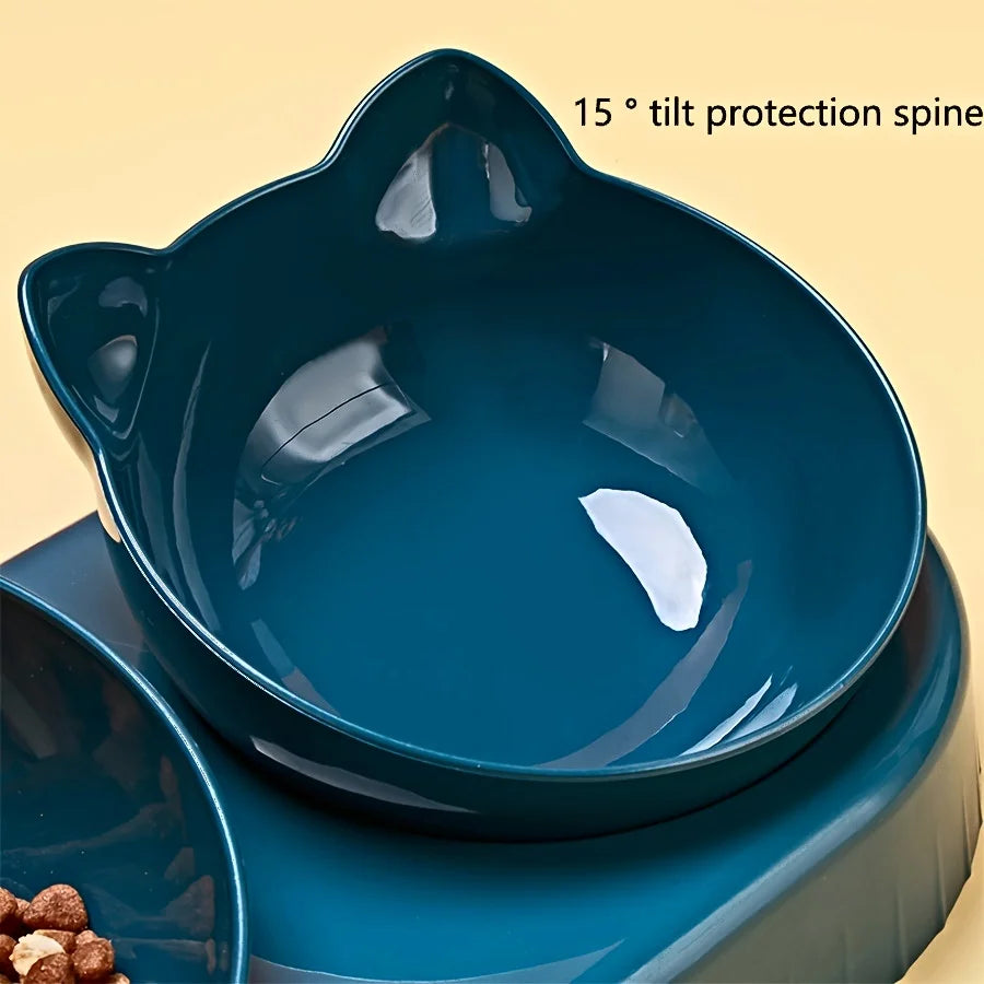 Ergonomic Cat Bowl & Water Feeder