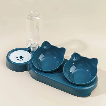 Ergonomic Cat Bowl & Water Feeder