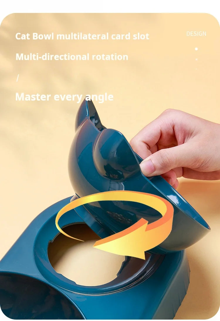 Ergonomic Cat Bowl & Water Feeder